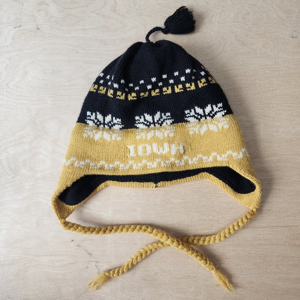 Vermont Originals University Of Iowa Hawkeyes Wool Gold Black Hat